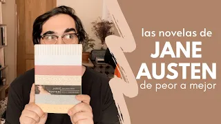 📚 TODAS las novelas de JANE AUSTEN de PEOR a MEJOR 🥇 EL RANKING FINAL. 🤪 #LeoAutorasOct