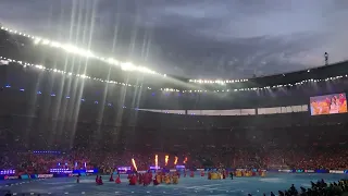 Camila Cabello in the opening ceremony of the UEFA Champions League Final in Paris - 2022