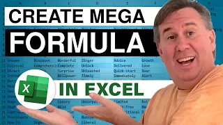 Excel - Combine Formulas in Excel: Quick & Efficient Method for Building a MegaFormula - Episode 525