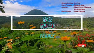 Cun Zai (存在) Female Version - Karaoke mandarin with drone view