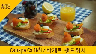 Canape Cá Hồi - 바게트 샌드위치 | Ẩm thực | Yo Home