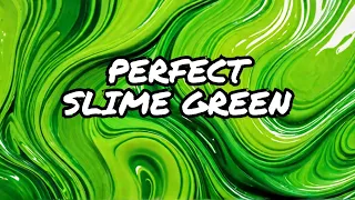 How to Achieve Perfect Slime green Colors Every Time