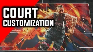 NBA LIVE 19 SHOCKED US WITH COURT CUSTOMIZATION | NBA Live 19 Customization