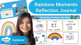 Rainbow Moments Reflection Journal EYFS