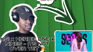 AMERICAN REACTS to KSI - Not Over Yet Remix (ft Headie One & Nines) [The Ring Walk]