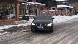 BMW 530 XD snow test