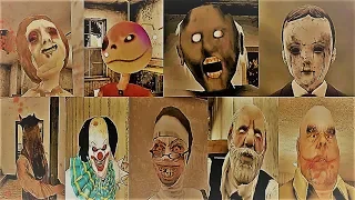 Endings Battle | Dread Teacher Granny Evil Kid Evil Nun Headhorse It Clown Erich Sann Mr Meat Skinny