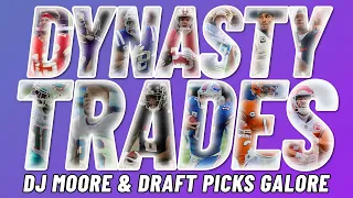 Dynasty Fantasy Football TRADES OF THE WEEK: DJ Moore & Draft Picks Galore