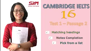 Giải chi tiết IELTS Reading Cam 16 – Test 1 – Passage 2 | Huong Bunny