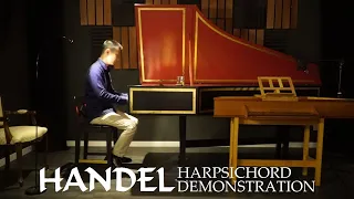 HANDEL Air with variations, Suite HWV 434 B-flat major (harpsichord)