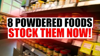 8 Powdered Foods That LAST FOREVER! (30+ Year Shelf Life)