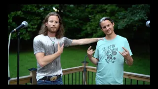 Austin Brown & Tim Foust sing "My Maria" in the Backyard!