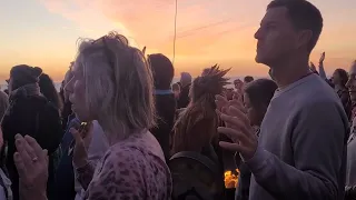 Summer Solstice 2022 Glastonbury Tor ( Chilling Out In Glastonbury )