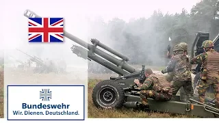 Artillery of the NATO "Spearhead Force" demonstrates firepower - Bundeswehr