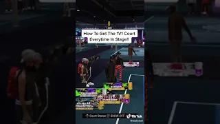 How To Get The 1V1 Court Everytime In Stage!!