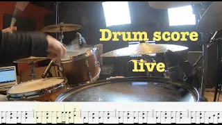 Gossip - Drum Playthrough + score