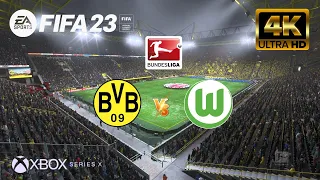 FIFA 23 - Borussia Dortmund vs Wolfsburgo | Bundesliga | Next Gen - Series X [4K 60FPS]