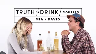 Couples Play Truth or Drink (Mia & David) | Truth or Drink | Cut