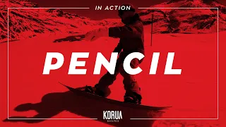 KORUA Shapes - In Action - Pencil Snowboard