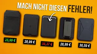 Ich habe 400€ für MagSafe Wallets ausgegeben - Top 5 iPhone Wallets!