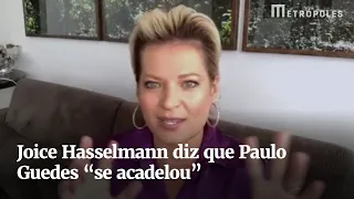 Joice Hasselmann diz que Paulo Guedes “se acadelou” e “perdeu a capacidade de ter dignidade”