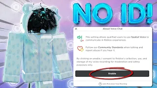 🔉✅Get Roblox VOICE CHAT NO ID NO VERIFICATION! [December 2023]✅