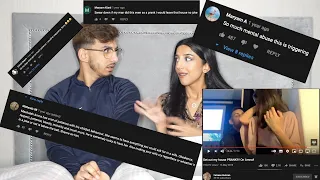 REACTING TO OUR MOST HATED VIDEO | GET OUT MY HOUSE PRANK | FAIZAAN AND AMNA | ** HARSH COMMENTS **