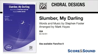 Slumber, My Darling, arr. Mark Hayes – Score & Sound