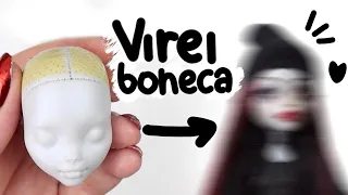 VIREI UMA BONECA - SERÁ QUE FICOU PARECIDA? CUSTOMIZEI TUDO!