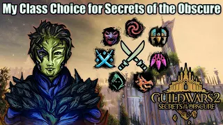 Guild Wars 2 My Character Choice for Secrets of the Obscure