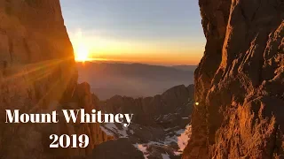 Pacific Crest Trail 2019 - Day 80 - Mount Whitney sunrise
