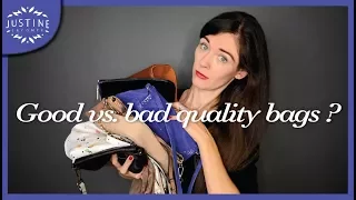 How to recognize good vs. bad quality handbags | Justine Leconte