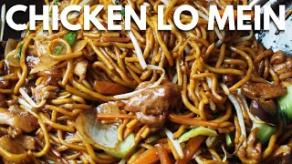 How to Make Chinese Chicken Lo Mein | Restaurant Quality Recipe | Wally Cooks Everything