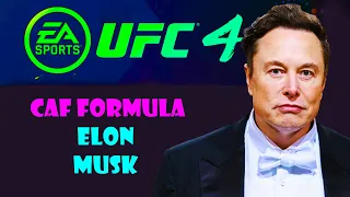 CAF FORMULA-How to make ELON MUSK  UFC 4-Subscribe to the channel✔(EA Sports UFC 4) PS 5 PS 4