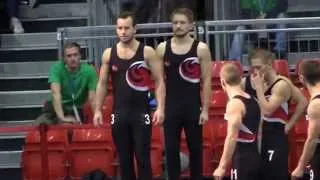 Teamgym EM 2014   Finale   Danmark Men   Tumbling