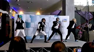 Froce live.Poison kiss Cover dance by Quartet Knight . Sing555 cartoon Event 2018