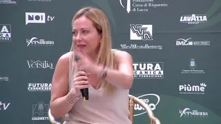 Giorgia Meloni in diretta al Versiliana Festival. Collegatevi!