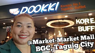 DOOKKI: KOREAN EAT-ALL-YOU CAN BUFFET RESTAURANT,MARKET-MARKET MALL, TAGUIG CITY #koreanbuffet