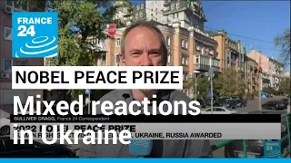 Mixed reactions in Ukraine as rights activists from Belarus and Russia awarded • FRANCE 24 English