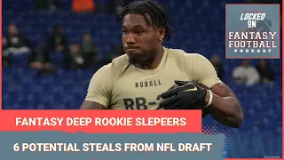 Fantasy football rookie deep sleepers from late-round 2024 NFL Draft picks