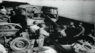 American Naval Vessels Launch Artillery Attack During WWII