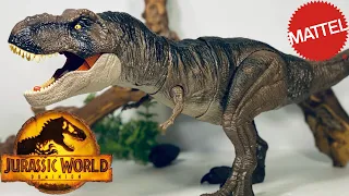 Jurassic World Dominion Thrash ‘N Devour Tyrannosaurus rex Review!! Mattel