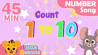 Count To 10 + Baa Baa Black Sheep + more Little Mascots Nursery Rhymes & Kids Songs