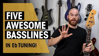 5 Awesome Basslines in Eb | Half-Step Down Tuning | @PatrickHunter | Thomann