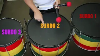 SURDOS 1, 2, 3 + TURN or GIRO (Escola de Samba)