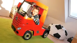 New toy Mercedes Truck for Kids- magic adventure and unboxing