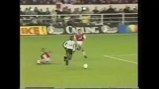 1996 - Arsenal 2 Derby 2 - Dean Sturridge Goal - BBC Radio Derby Commentary