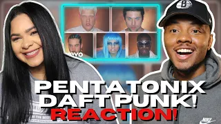 Showing My WIFE Pentatonix - Daft Punk | REACTION!