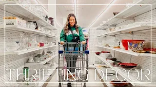 COME THRIFT WITH ME FOR HOME DECOR | thrift haul & home decor on a budget.