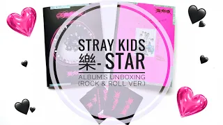 🖤💗 STRAY KIDS albums unboxing 樂-STAR (Rock-Star) | rock & roll ver. | Распаковка альбомов Стрей Кидс